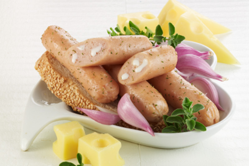 Chicken Cheese N Onion Sausages - Antibiotic free - Hormone Free - Zorabian Chicken - Order Fresh Chicken Online