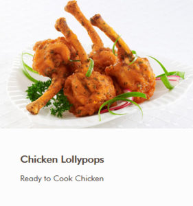 Chicken Lollypops - Antibiotic free - Hormone Free - Zorabian Chicken - Order Fresh Chicken Online