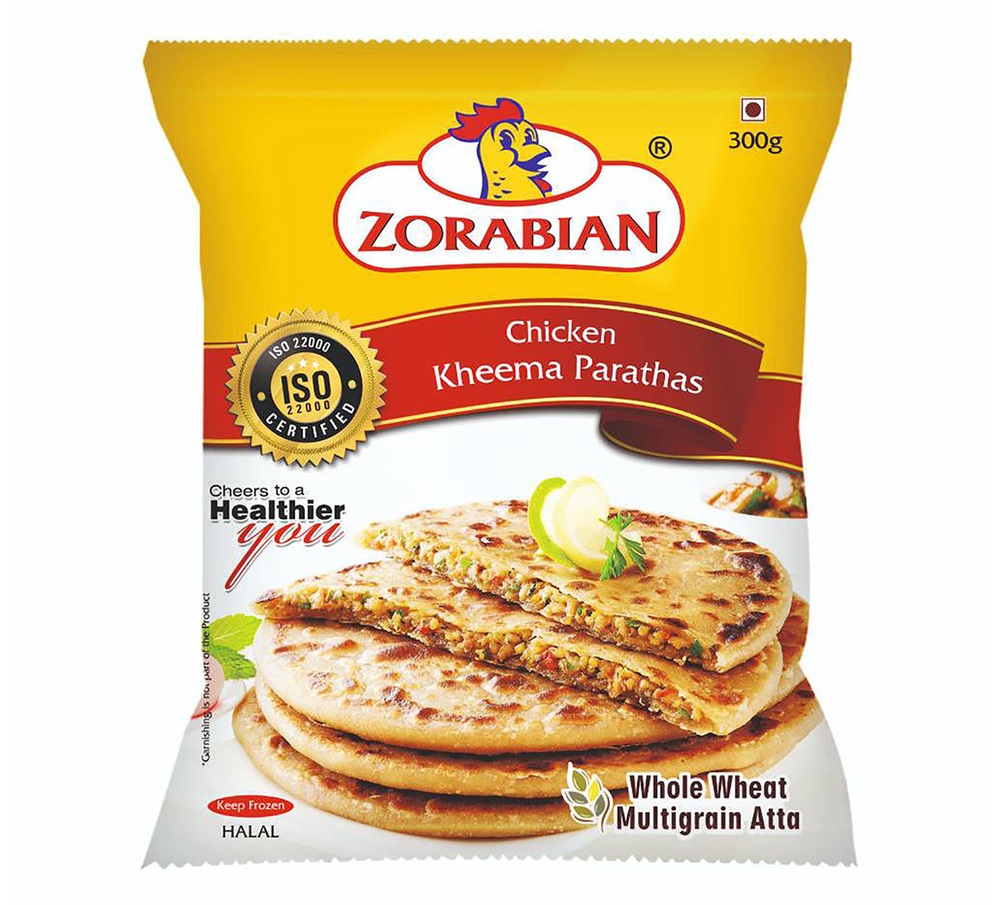 Chicken Kheema Parathas - Antibiotic free - Hormone Free - Zorabian Chicken - Order Fresh Chicken Online