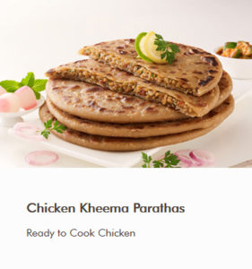 Chicken Kheema Parathas - Antibiotic free - Hormone Free - Zorabian Chicken - Order Fresh Chicken Online