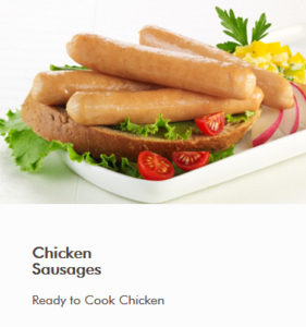 Chicken Sausages - Antibiotic free - Hormone Free - Zorabian Chicken - Order Fresh Chicken Online