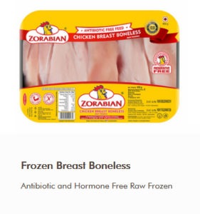 Frozen Breast Boneless - Antibiotic free - Hormone Free - Zorabian Chicken - Order Fresh Chicken Online