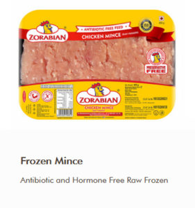Frozen Mince - Antibiotic free - Hormone Free - Zorabian Chicken - Order Fresh Chicken Online