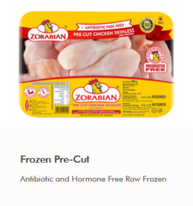 Frozen Curry Cut - Antibiotic free - Hormone Free - Zorabian Chicken - Order Fresh Chicken Online