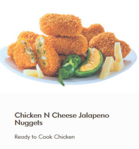 Chicken N Cheese Jalapeno Nuggets - Antibiotic free - Hormone Free - Zorabian Chicken - Order Fresh Chicken Online