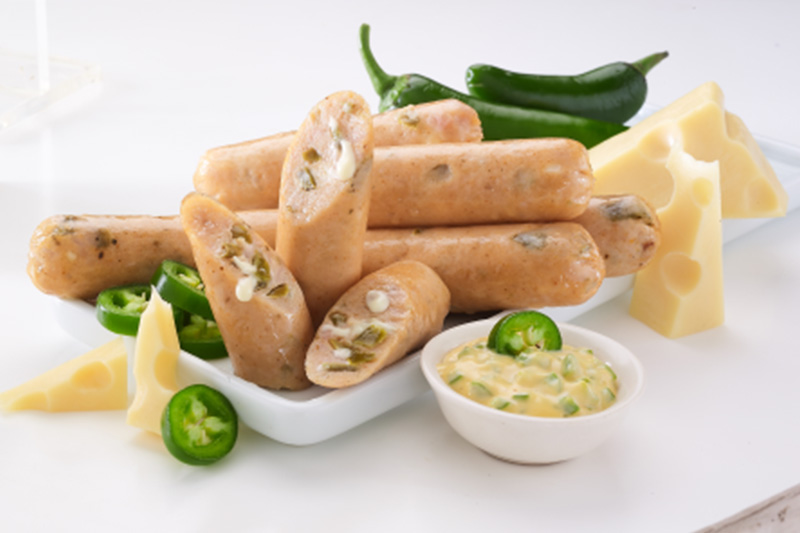 Chicken N Cheese Jalapeno Sausages - Antibiotic free - Hormone Free - Zorabian Chicken - Order Fresh Chicken Online