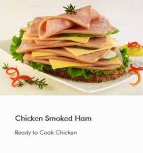 Chicken Smoked Ham - Antibiotic free - Hormone Free - Zorabian Chicken - Order Fresh Chicken Online