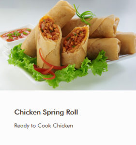 Chicken Spring Roll - Antibiotic free - Hormone Free - Zorabian Chicken - Order Fresh Chicken Online