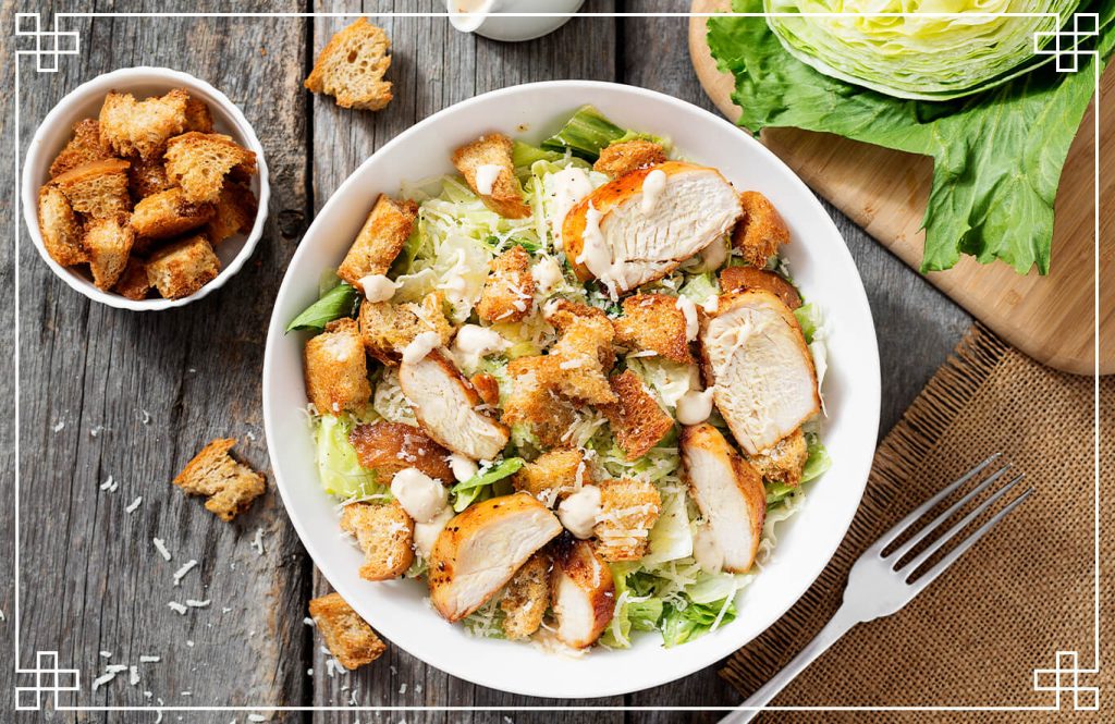 A delicious Classic Chicken Caesar Salad recipe for you - Antibiotic free - Hormone Free - Zorabian Chicken - Order Fresh Chicken Online