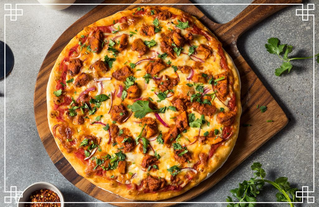 Make Reshmi Chicken Tikka Pizza in just 30 mins - Antibiotic free - Hormone Free - Zorabian Chicken - Order Fresh Chicken Online