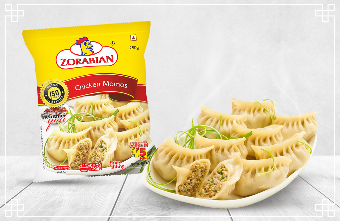 Delicious Ready To Eat Chicken Momos - Antibiotic free - Hormone Free - Zorabian Chicken - Order Fresh Chicken Online