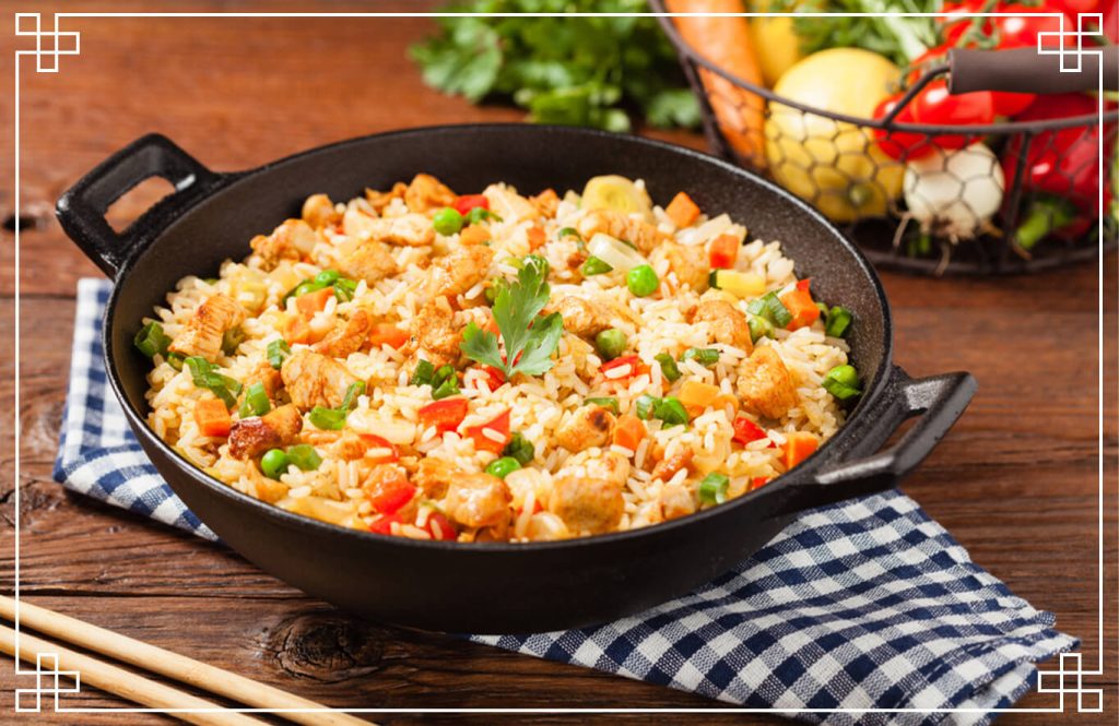 Chicken Fried Rice - Antibiotic free - Hormone Free - Zorabian Chicken - Order Fresh Chicken Online