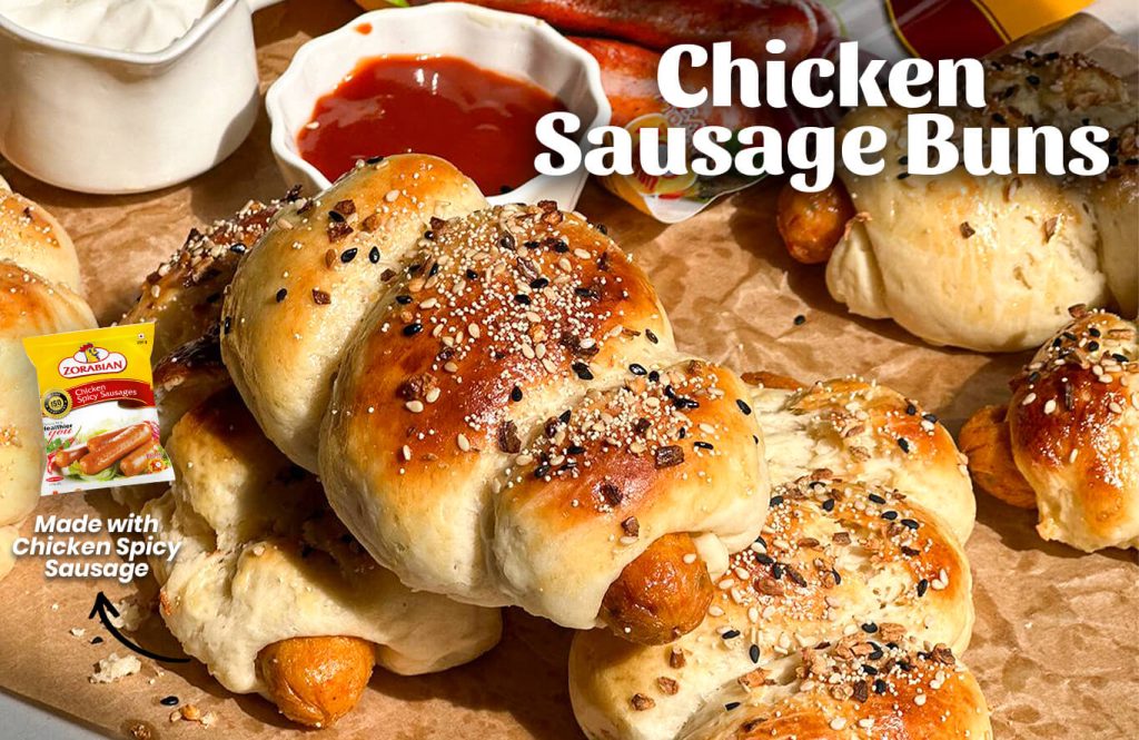Chicken Sausage Buns - Antibiotic free - Hormone Free - Zorabian Chicken - Order Fresh Chicken Online
