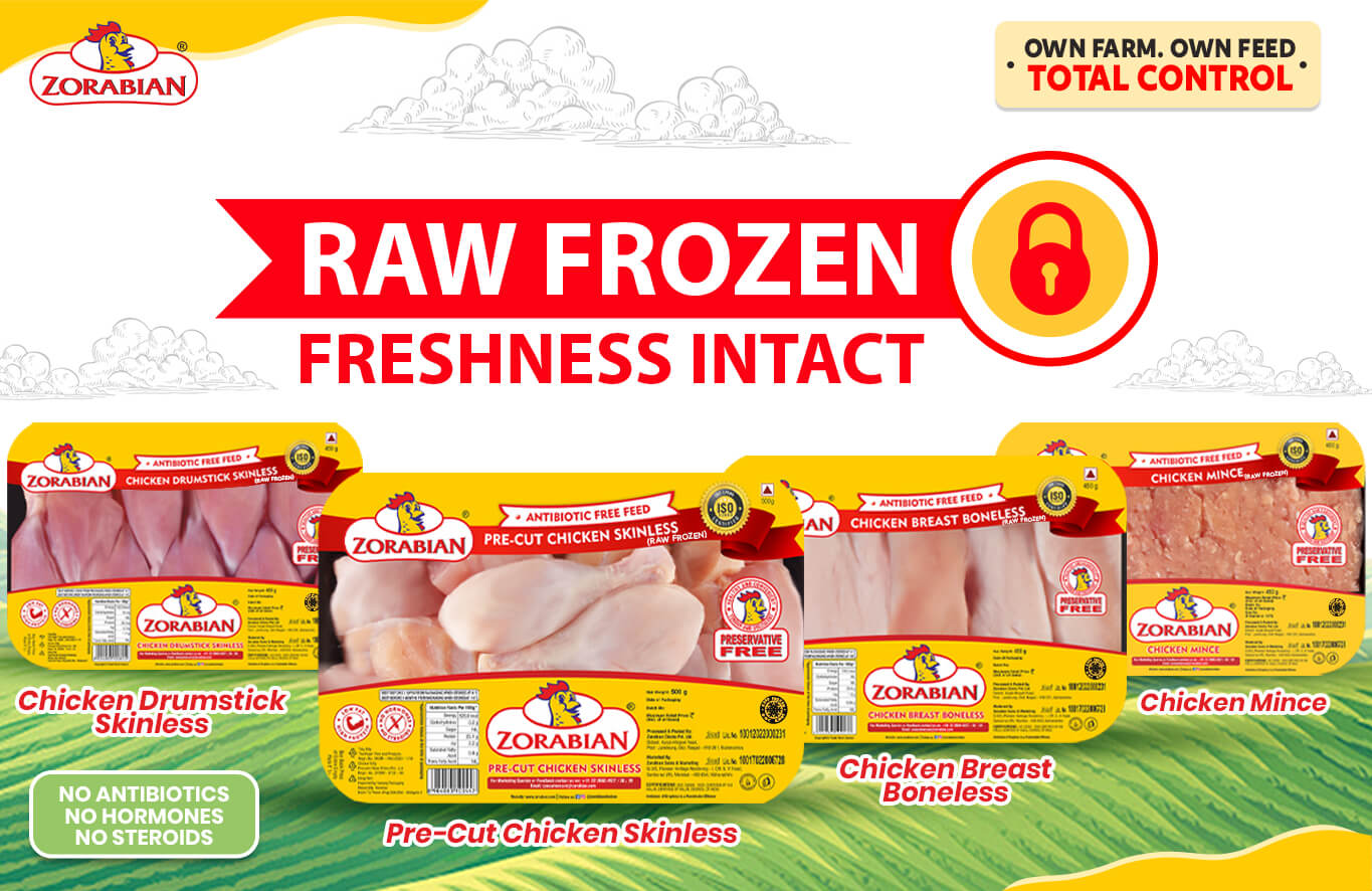 Fresh Raw Chicken Frozen
