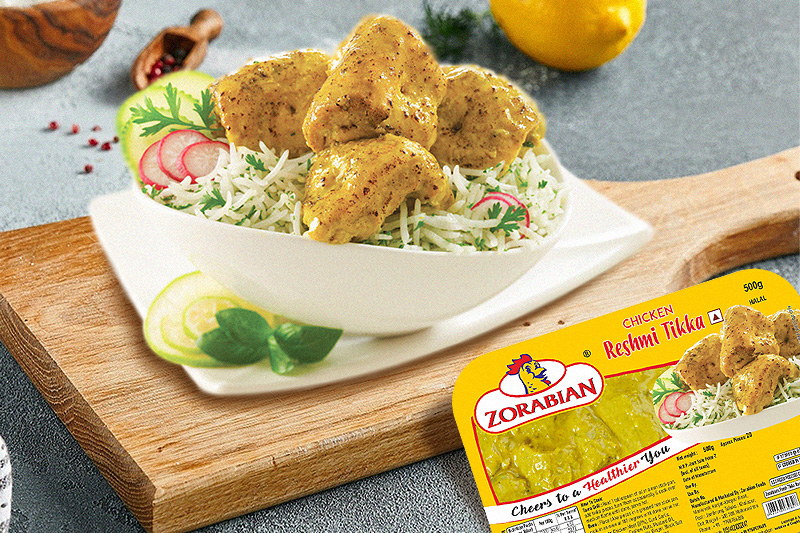 Chicken Reshmi Tikka - Antibiotic free - Hormone Free - Zorabian Chicken - Order Fresh Chicken Online