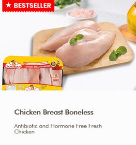 Chicken Breast Boneless - Antibiotic free - Hormone Free - Zorabian Chicken - Order Fresh Chicken Online