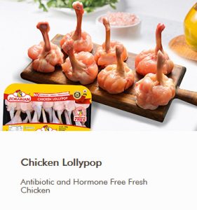 Chicken Lollypop - Antibiotic free - Hormone Free - Zorabian Chicken - Order Fresh Chicken Online