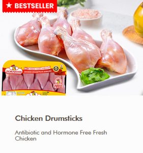 Chicken Drumsticks - Antibiotic free - Hormone Free - Zorabian Chicken - Order Fresh Chicken Online