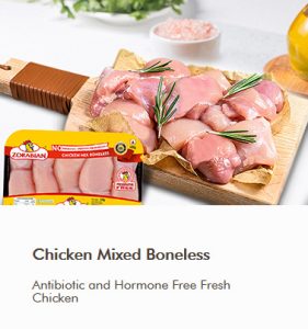 Chicken Mixed Boneless - Antibiotic free - Hormone Free - Zorabian Chicken - Order Fresh Chicken Online