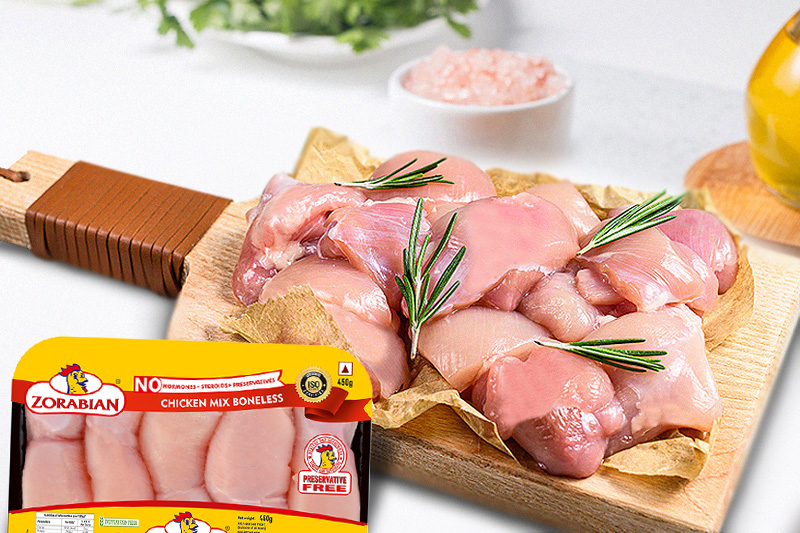 Chicken Mixed Boneless - Antibiotic free - Hormone Free - Zorabian Chicken - Order Fresh Chicken Online