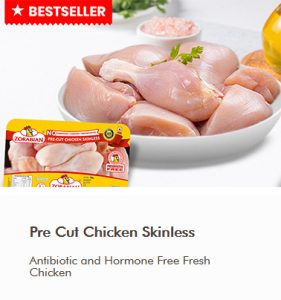 Pre Cut Chicken Skinless - Antibiotic free - Hormone Free - Zorabian Chicken - Order Fresh Chicken Online