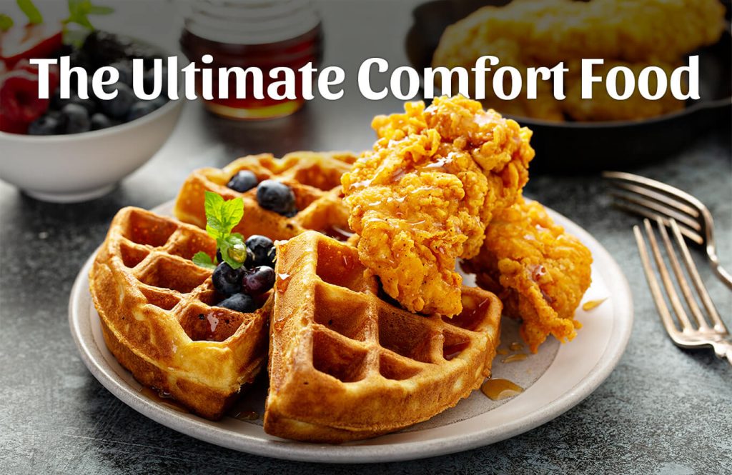 Chicken and Waffle Sandwich with Chocolate Sauce - Antibiotic free - Hormone Free - Zorabian Chicken - Order Fresh Chicken Online