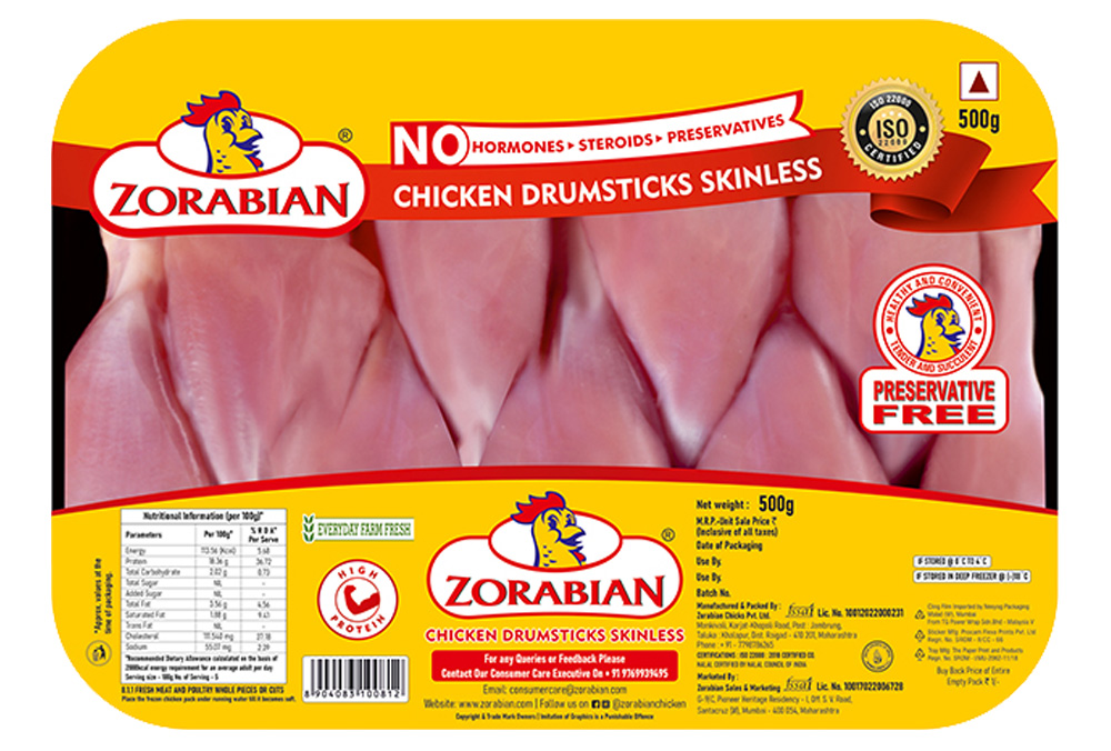 Chicken Drumsticks Chicken Drumsticks - Antibiotic free - Hormone Free - Zorabian Chicken - Order Fresh Chicken Online