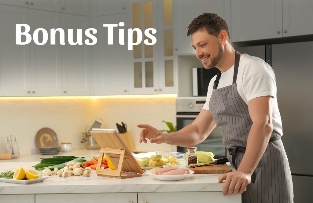 Bonus Tips for Easy Breakfast to dinner chicken recipe for busy work life