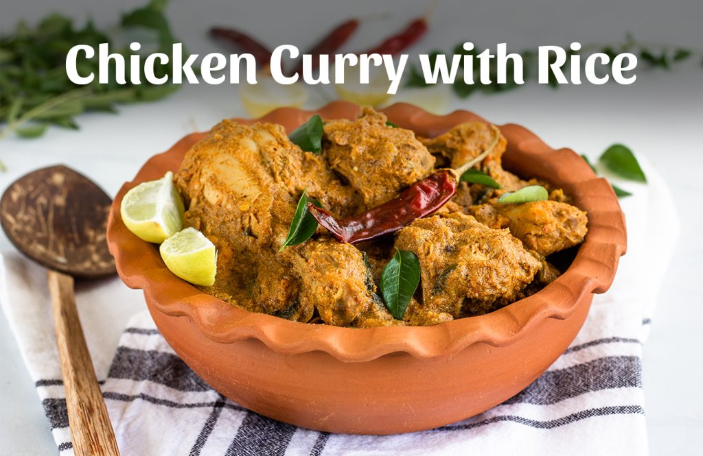 Chicken Curry with Jeera Rice