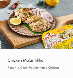 Chicken Malai Tikka s - Antibiotic free - Hormone Free - Zorabian Chicken - Order Fresh Chicken Online